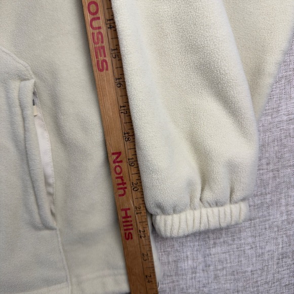 Formula 1 F1 PacSun Cream Fleece Quarter Zip Pullover Mens Medium Motorsport - Picture 9 of 11